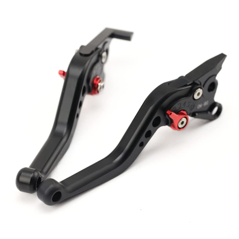 N/A Generic Black Brake Clutch Levers For Honda Msx125/Grom/Sf 2013-2022, Monkey Z125 2019-2021, Cb125f Cb125r 2019-2020 Motorcycle Left Right Short/Long Handle Leaver (,Short)