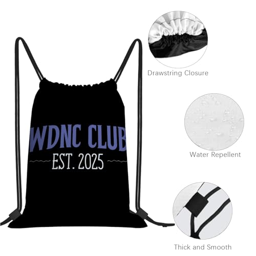 We Do Not Care Club Drawstring Bags For Volleyball3