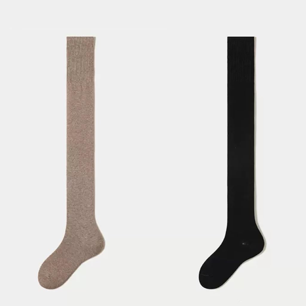 Thin Section high Tube over the Knee Stockings Women's Cotton Spring Autumn Compression Socks
