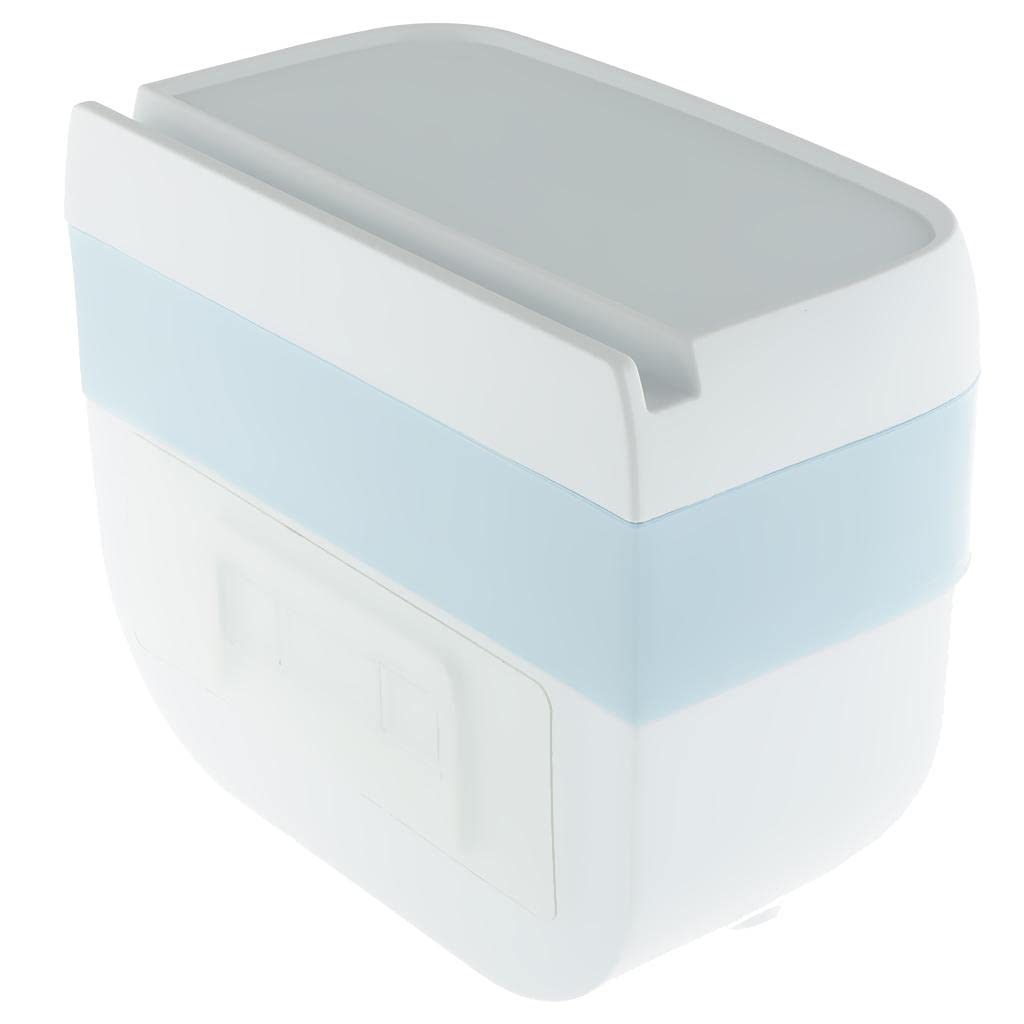 1 Piece Oval Double Tissue Box Holder Paper Container for Home Decor Blue 2