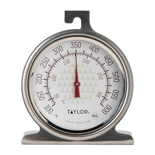 Image of Taylor Large 2.5 Inch Dial Kitchen Cooking Oven Thermometer, Analog