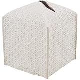 Matériau en cuir fiable:ce support de couvercle de boîte à mouchoirs beige est fabriqué en cuir PU de qualité supérieure., durable et imperméable, qui est doux, lisser, et facile à nettoyer, vous pouvez le nettoyer facilement avec un chiffon humide