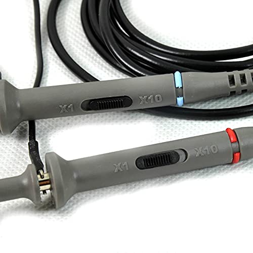 Image of ThreeH P6100 100 MHz Oscilloscope Probe with BNC to Minigrabber Test Lead Accessories Kit