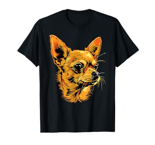 Chihuahua Art Design Chiens Motif J'aime les Chihuahuas Doux T-Shirt