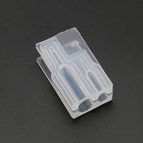 DIY pequena garrafa de vidro de vinho 3D molde de resina de silicone fundição de resina ferramentas