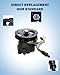 ECCPP Power Steering Pump fit for Nissan Maxima 1995 1996 1997 1998 1999 2000 2001 2002 2003 3.0L 2988CC 182Cu. In. V6 GAS DOHC Naturally Aspirated Replace #21-5933