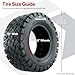 GTW Timberwolf 22 inch Golf Cart All Terrain Tire | 22x10-12 | A/T Tire | 4-Ply | Universal Fitment with 12 inch Wheels | Set of 4