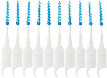WeforU 150 Pieces Dual-Use Interdental Brushes Soft Silicone Dental Picks Toothpicks for Cleaning Orthodontic Toothbrush Clean Tool - Image 4