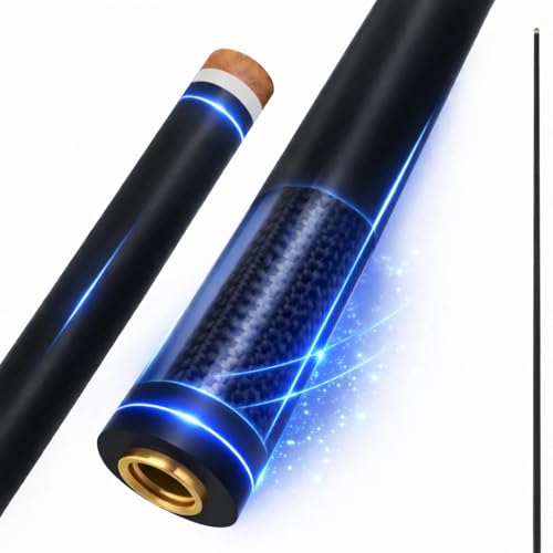 Carbon Fiber Pool Cue Shaft 12.8mm Low Deflection 3mm Tip