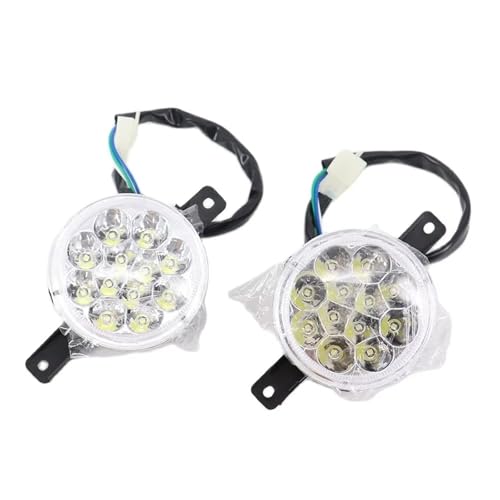 Feux LED moto et Dirt Bike 12V avec éclairage grand angle haute intensité