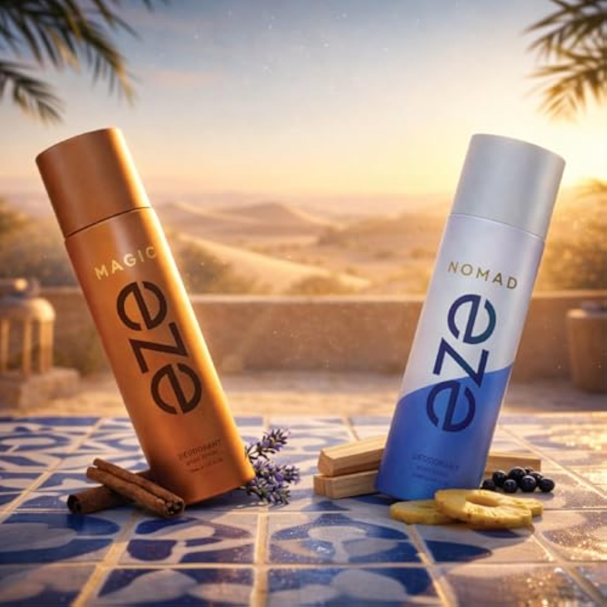 Men's Long Lasting Deodorant Pack of 2, Spicy Fresh Woody