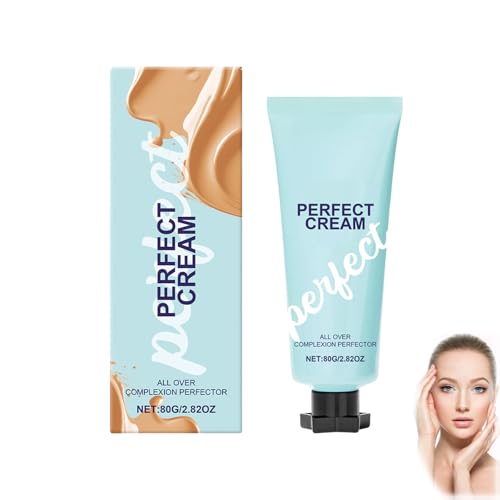 All-Over Complexion Perfector, Corrector Perfect Cream, Cutis egale, Efectivamente oculta las imperfecciones, Adecuado para todo tipo de piel, Suave y no irritante, Base opaca (1PCS)