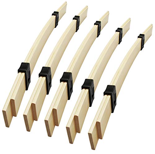 Härteverstellung Komplettset 53mm x 8mm (5 Federholzleisten + 10 Schieber) zur individuellen Härteverstellung Ihres Lattenrostes (760) – Bild 3