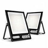 Reflector LED Exterior 150W Luz Exterior, Iluminación 6000Lm, Luz Blanca Fría, IP65 Impermeable, Cri70, Lugar De Uso...