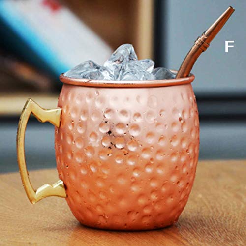 Taza de café regalo y cócteles con diseño martillado elegante de 530 ml 3