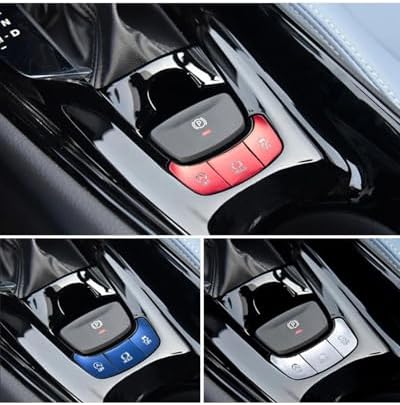 Temperature Adjustment Knob for Toyotaes for CHR 2016 2017 2018 2020 2021 Car Shift Panel Air Conditioning Button Switch Climate Control HVAC(Silver)