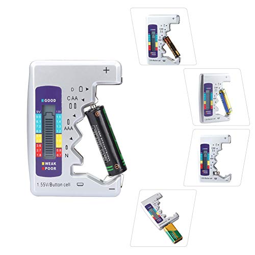 image for Hilitand Digital Battery Tester Battery Capacity Detector Checker Meas