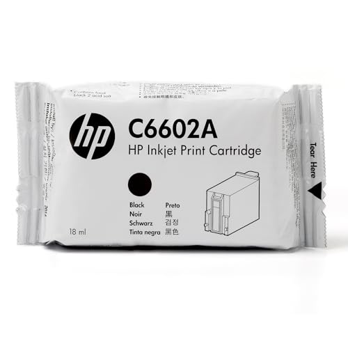 Cartouche d'encre HP C6602A Noir 18ml pour imprimante à jet d'encre standard