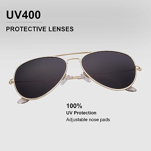 Image of Classic Aviator Sunglasses Retro Aviator Sunglasses for Women Men UV Blocking