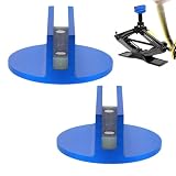 Jack Adapter for Soldering, 2er-Pack Universeller Magnetischer Steckdosenadapter, Schweißrahmen Führungsschienenadapter, Tragbarer Magnetischer Steckdosenclip Für Unterrahmen Fahrzeugbodenheber