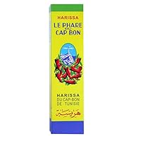 Harissa Phare Du Cap Bon, tube 70g Sauce pimentée authentique du Maghreb, Tunisie Fabriquée avec des piments rouges, ail et épices naturelles Idéale pour tajines, couscous, grillades et plus Goût puissant et équilibré, texture onctueuse