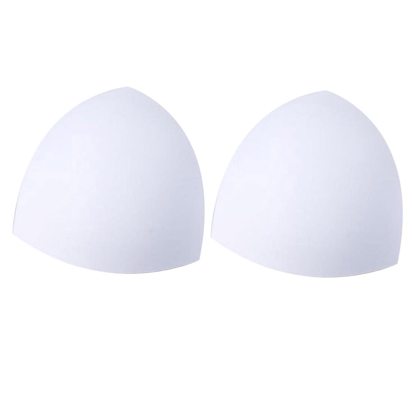 fxwtich Workout Bra Workout Sports Bras 1Pair Women Soft Removable Bra Inserts Pads Push up Breast, White Triangle, One size