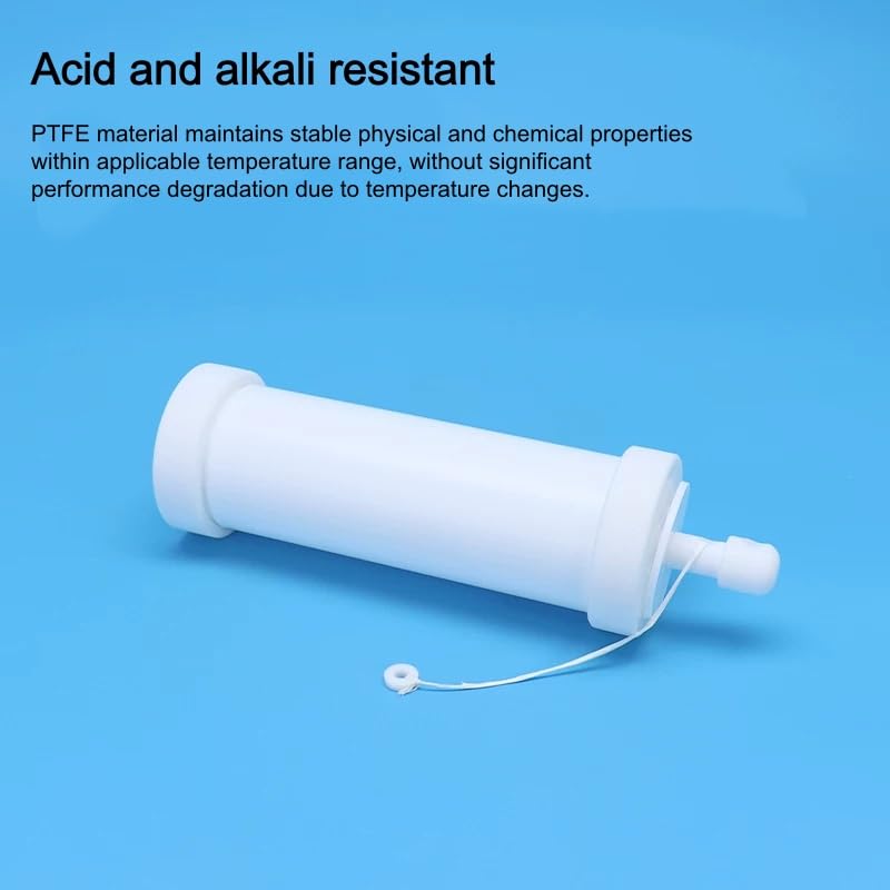 Muestreador de líquido triácido con válvula inferior de PTFE con cuerda de 5 m | Tolerancia al calor de 250 °C, pared interior lisa antiadherente, dispositivo desmontable(500ml)