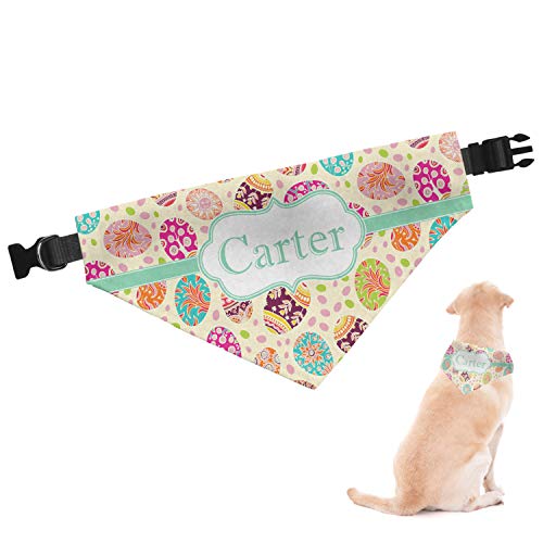 RNK Shops Personalized Easter Eggs Dog Bandana - Medium