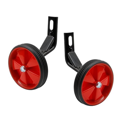 Image of Pair of Black Bicycle Auxiliary Wheel Children's Bicycle Accessories,Training Wheels Kids Bike Children Training Bike Wheel