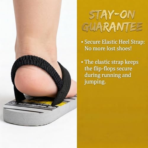 Image of Boys Girls Strap Flip Flops Sandals Cute Cartoon Unicorn Shark Toddler Flip Flop Kids Pool Beach Flat Slide Summer Water Shoes