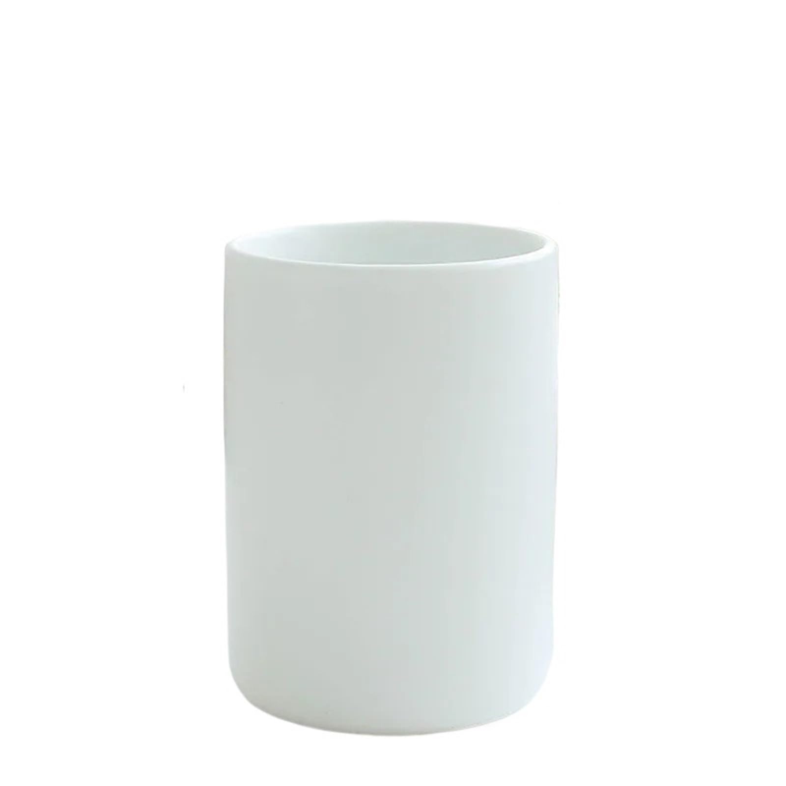 4Pcs Simple Mouthwash Cup Bathroom Accessories Solid Color Toothbrush Wash Household Supplies For Travel And Camping(White)