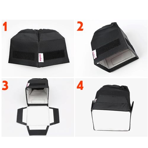 Image of Godox SB10*10 Universal 10x10cm Light Flash Diffuser Foldable Softbox for Camera Flash