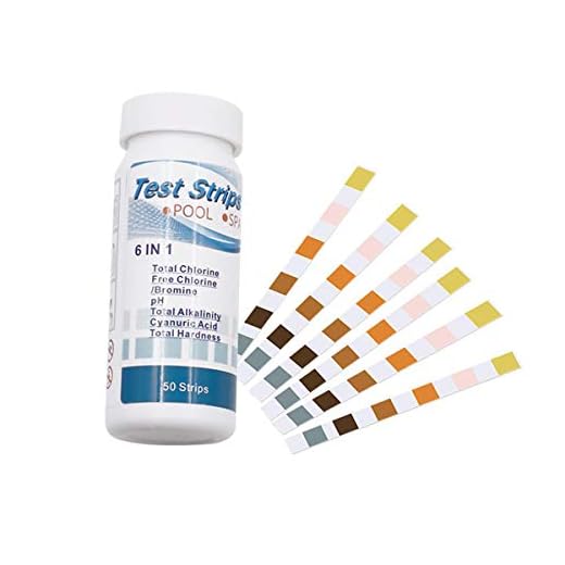 Greatangle 6 En 1 Multifuncional Ácido Dureza Del Agua Piscina Spa Cloro Tira De Prueba Alcalinidad Ph Cianúrico Bromo Blanco