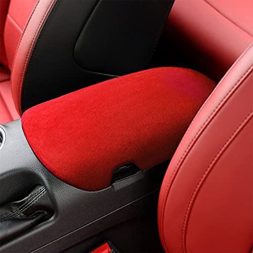 Auto interieurstickers Voor Ford Voor 2015-2020 Vervanging PU Auto-interieur Center Arm Rest Box Cap Trim Console… - Afbeelding 8