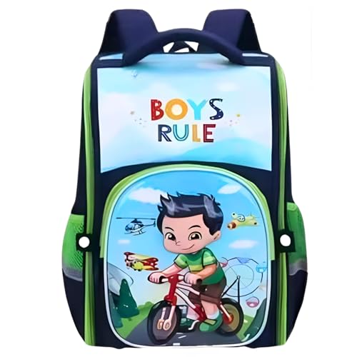 [KIT ESCOLAR] Mochila Escolar Infantil Menina com ESTOJO à Prova Dágua Abre a Frente 180º Alça de Ombro Acolchoada Confortável MENINO