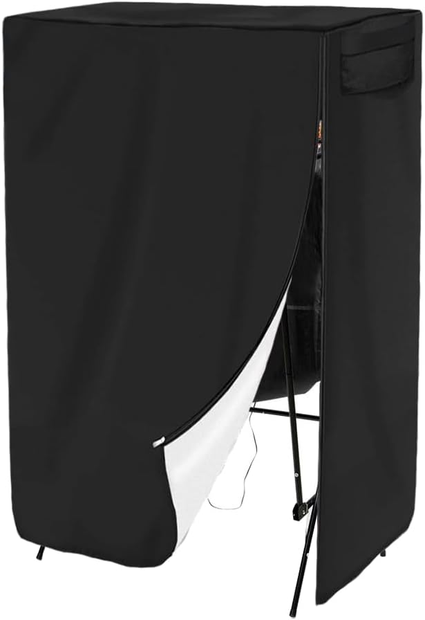 Basketball Arcade Game Cover Dual Shot Electronic Basketball Arcade Game Cover Waterproof Oxford Fabric with Side Zipper & Drawstring, Easy Clean & Foldable (51x25x85in)