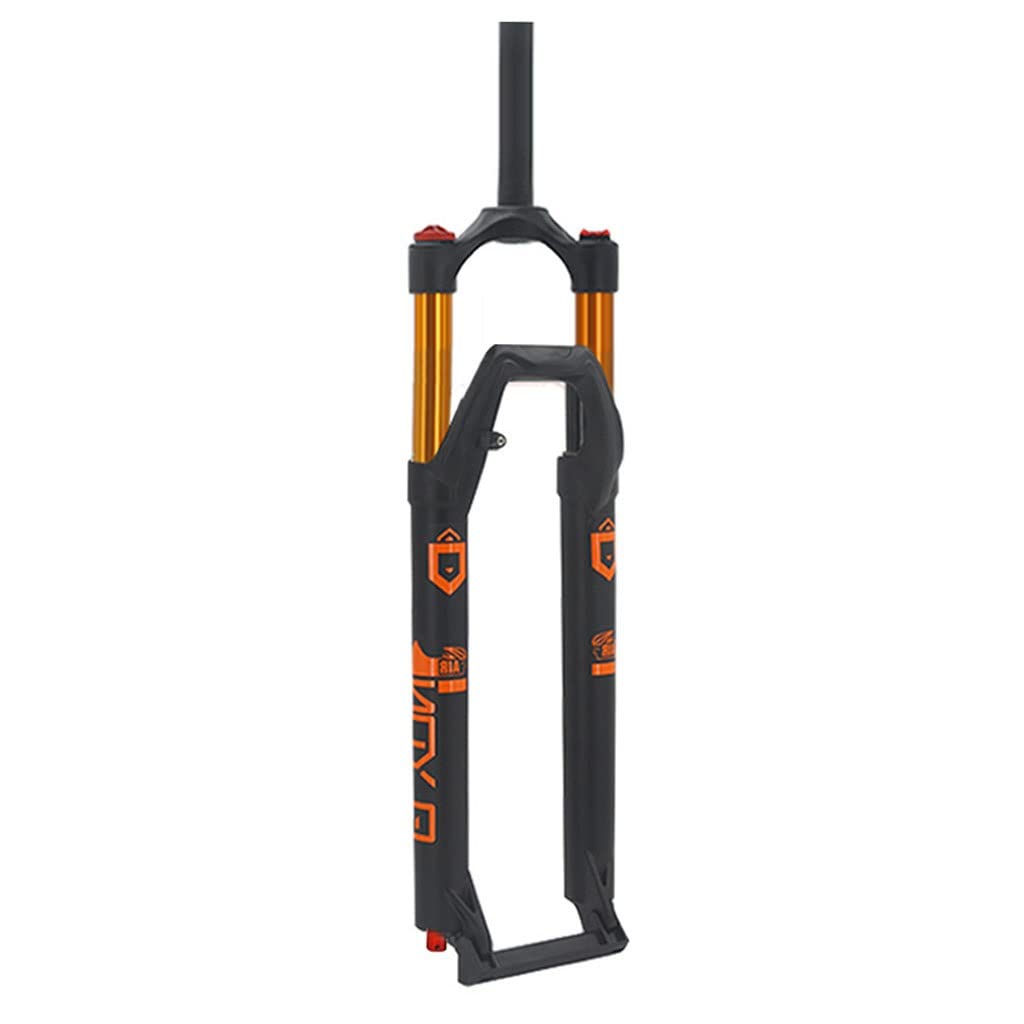 Horquilla Delantera Ultraligera para MTB de 26 Pulgadas, 27,5 Pulgadas, 29 Pulgadas de Recorrido, 120 mm, Amortiguador de aleación de Aluminio, Ajuste de Rebote de 1-1/8 Pulgadas.