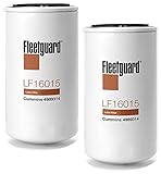 LF16015 Fleetguard Lube Filter (Pack of 2), Replaces Baldwin BT7237, Donaldson P550520, Luber Finer