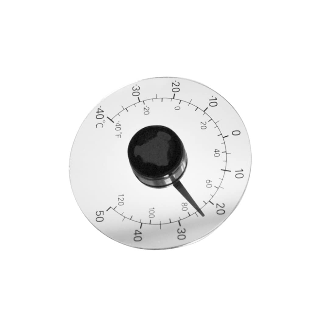 Outdoor Thermometer Self Adhesive Doors and Window Transparent Waterproof Thermometer Without Battery Paste Temperature Gauge for Outdoor 1PC