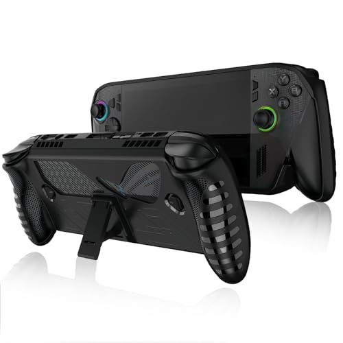 HUKWIMO For ROG Xbox ally/ROG Xbox ally X 用 ケース 全面保護カバー 耐衝撃 防水 防塵 装着充電可能 全面保護 キズ防止 取り外し簡単 ROG Xbox ally/ROG Xbox ally X 対応 (ブラック