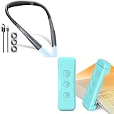 Glocusent Verbesserte Leselampe Hals mit 30-Min Timer, 3 Farben & 3 Helligkeiten Leselampe Buch Klemme, Augenschonende Bücher Leselampe mit 3 Farben & 5 dimmbaren Helligkeiten