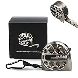Retractable Stainless Steel Tape Measure,16-Foot/5 Metric Both Side Dual Measuring Tape Waterproof &
