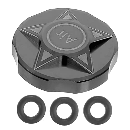 Gatuida Profesional de Horquilla de Bicicleta de Aluminio Capucha Reemplazable para Protección y Decoración Compatible con Bicicletas de Instalación Rápida Herramientas Color Negro