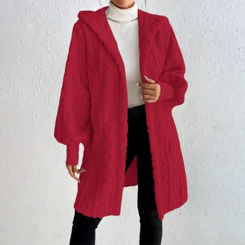 Chaqueta nieve tecnica para mujer abrigo holgado con capucha blanco 3