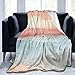 Mint Moon Couverture de plage douce en flanelle polaire pour canapé, lit, chaise, bureau, voyage, camping