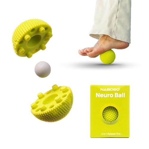 NABOSO Original Neuro Ball - Neuroscience-Based Textured Foot Massage Ball,