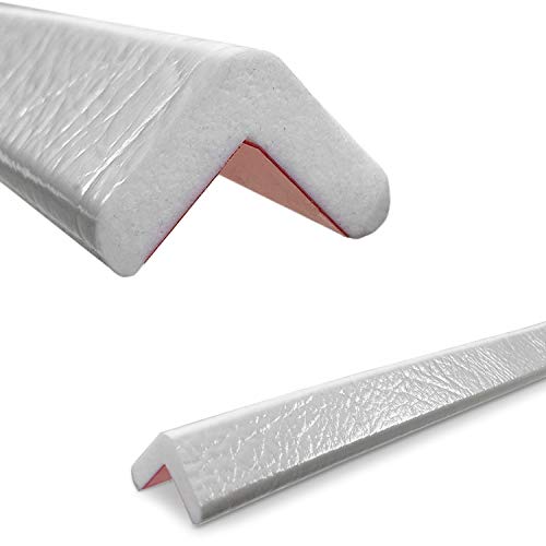 Preisvergleich Produktbild Betriebsausstattung24® Eckschutzprofil Typ E / weiß / selbstklebend / Länge: 1,0 m