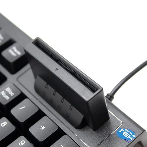 Clavier USB lecteur carte puce CNS Simpletek AZERTY FR