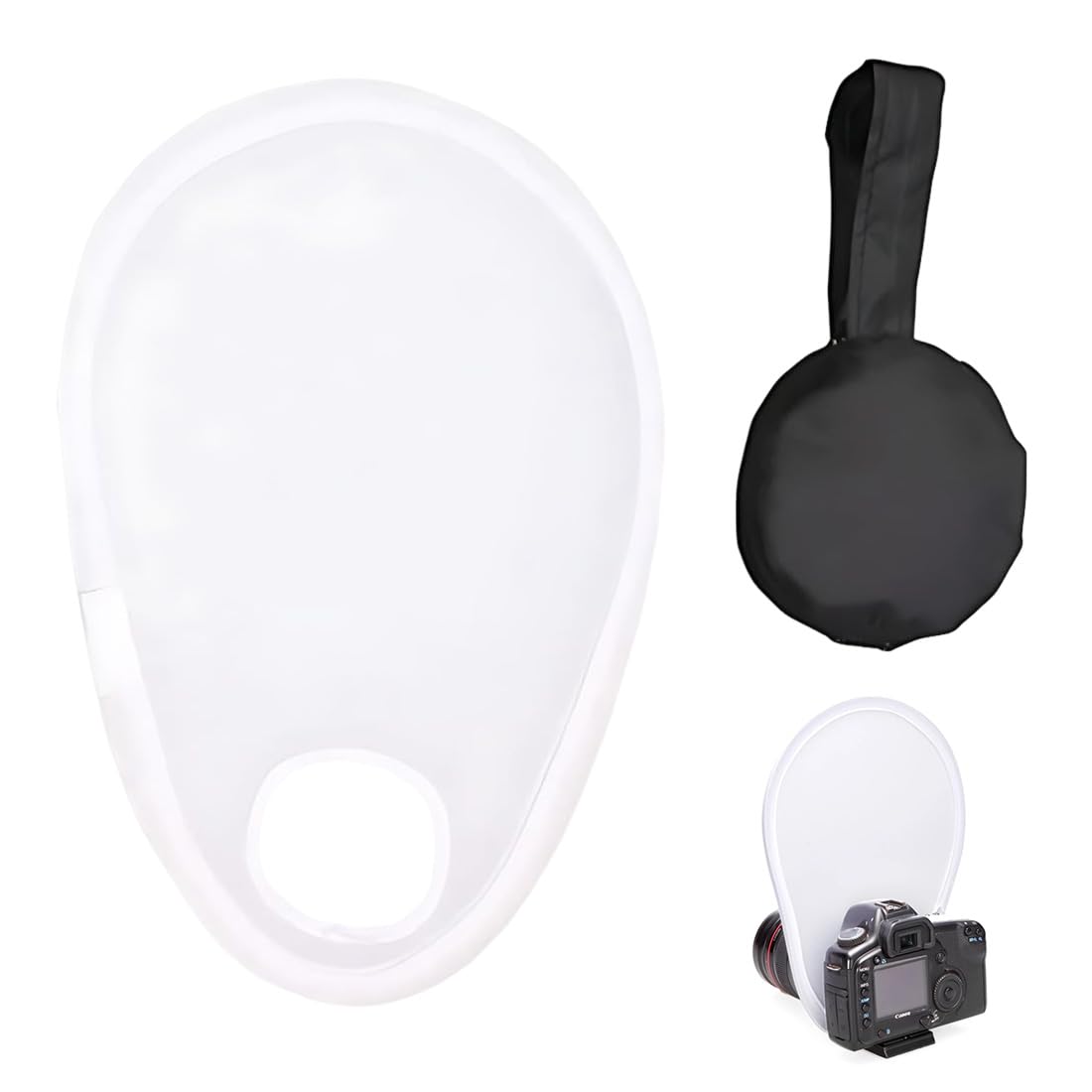 1 Diffuseur De Lumière Avec Sac, Diffuseur De Flash Pour Appareil Photo, Adoucissement De La Lumière, Amélioration De La Qualité Photo, Pour Photographie, Éclairage En Intérieur, Nature Morte