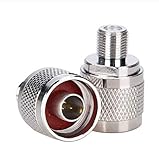 conector n-macho a sma-hembra Permite conectar un enchufe F con un cable coaxial a un enchufe N hembra.